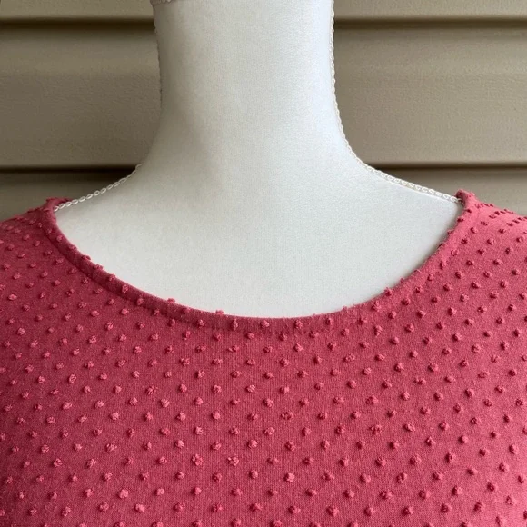 •W5 Anthropologie• Swiss Dot Peplum Pullover Top - Size Small - Picture 3 of 6